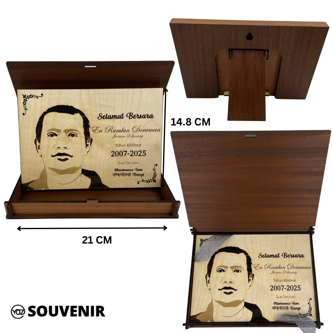 A5 FRAMELESS PLAQUE