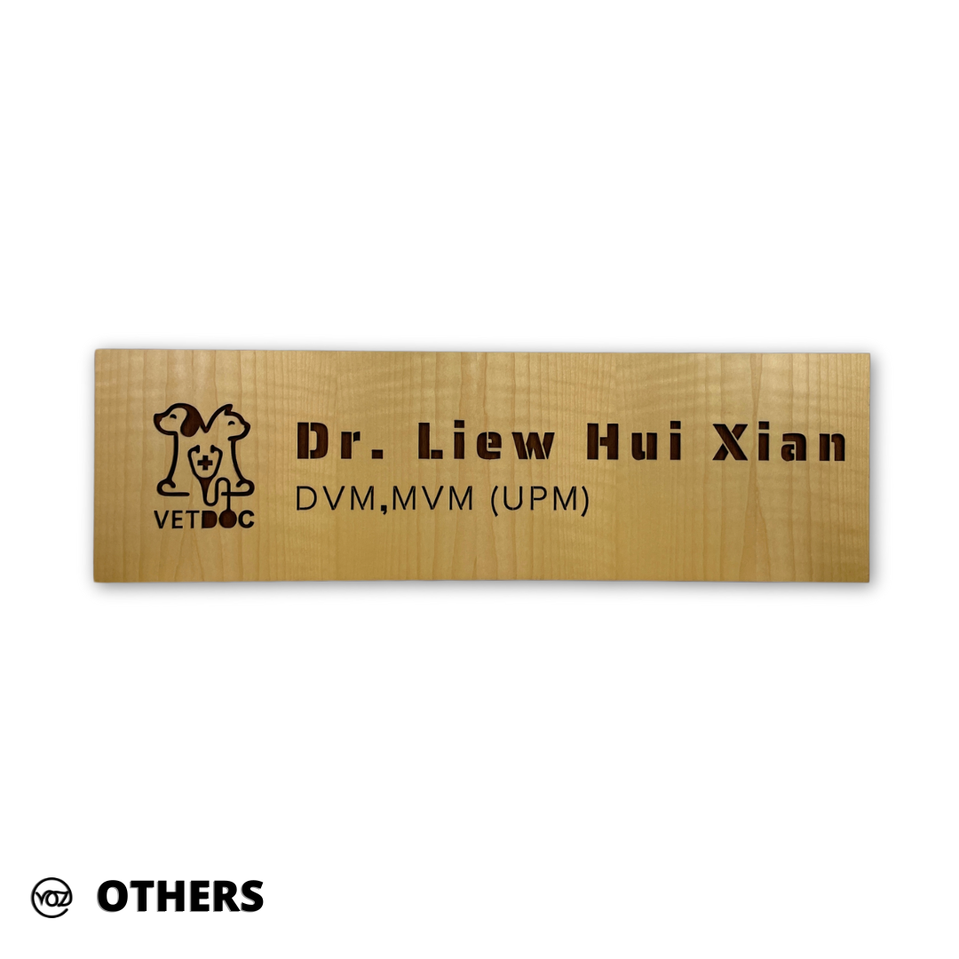 PERSONALISED SIGNAGE