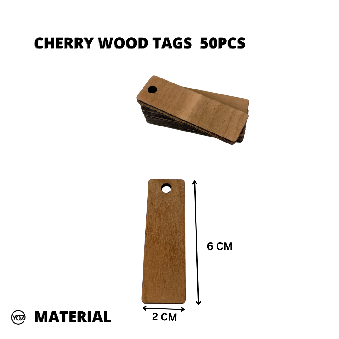 VENIR WOOD TAG 50 PIECES