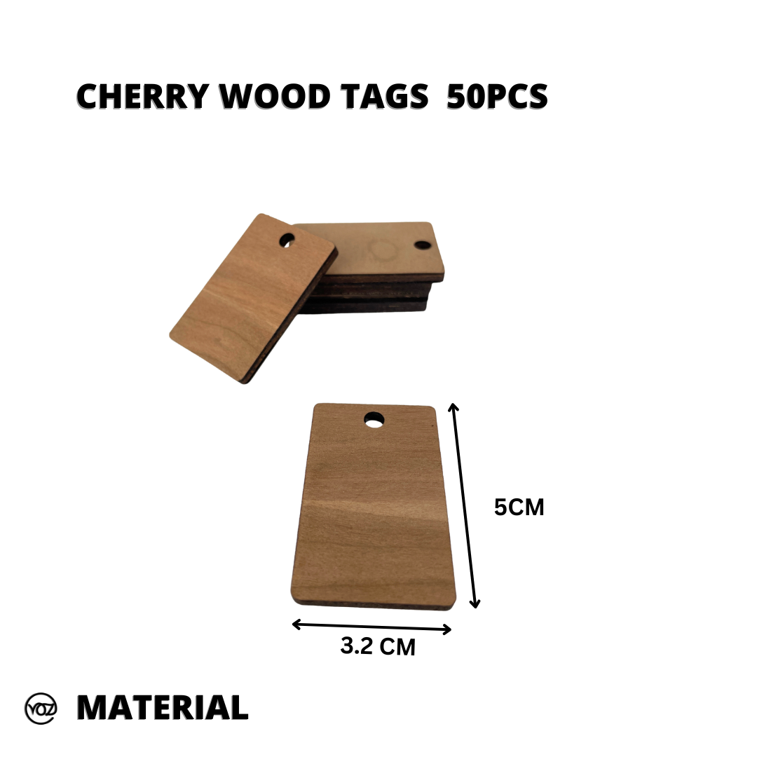 VENIR WOOD TAG 50 PIECES