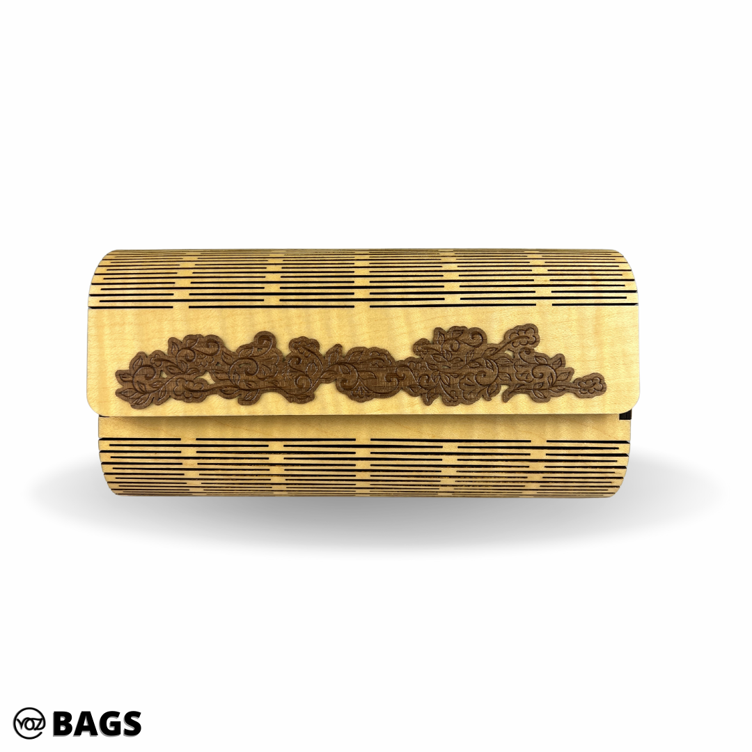 WOODEN CLUTCH