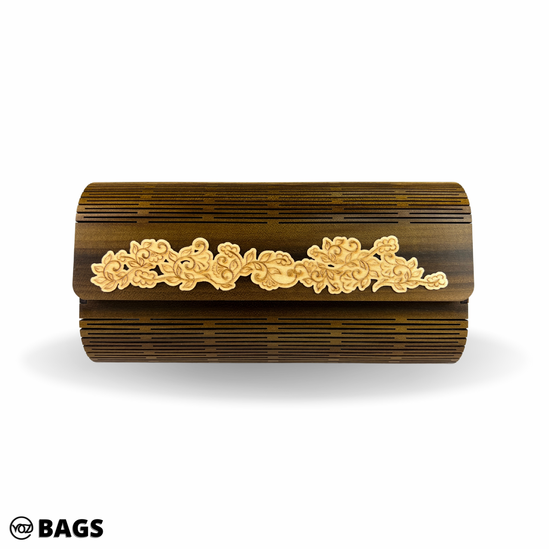 WOODEN CLUTCH